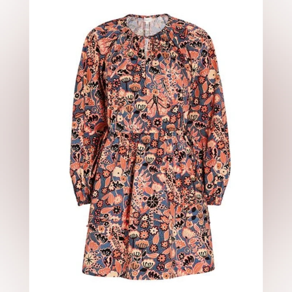 Floral Long-Sleeve Dress